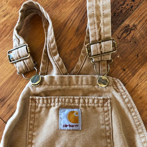 Sold on Facebook.  Carhartt Overalls 4T double - Picture 3 of 5